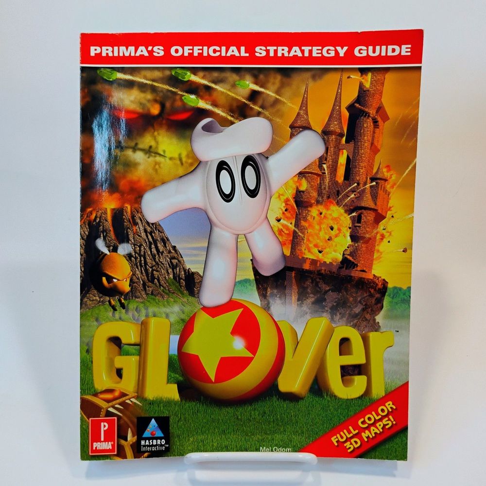 Glover [Nintendo 64, N64] - Prima's Official Strategy Guide w/ Combo Code Card